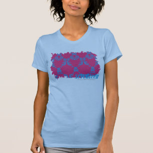 Damask Aqua-Magenta 3 T-Shirt