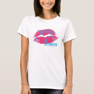 Damask Aqua-Magenta T-Shirt