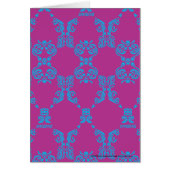 Damask Aqua-Purple (Front)