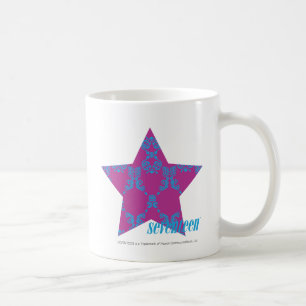 Damask Aqua-Purple 3 Coffee Mug