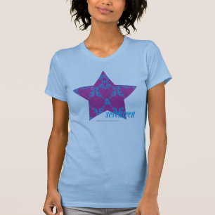 Damask Aqua-Purple 3 T-Shirt