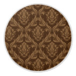Damask background 2 ceramic knob