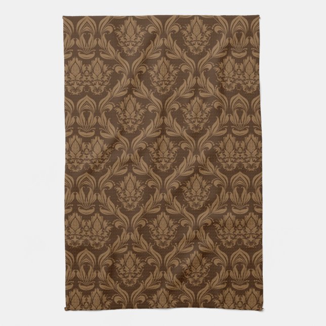 Damask background 2 towel (Vertical)