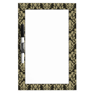 Damask background Dry-Erase board