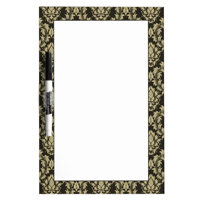 Damask background Dry-Erase board (Front)