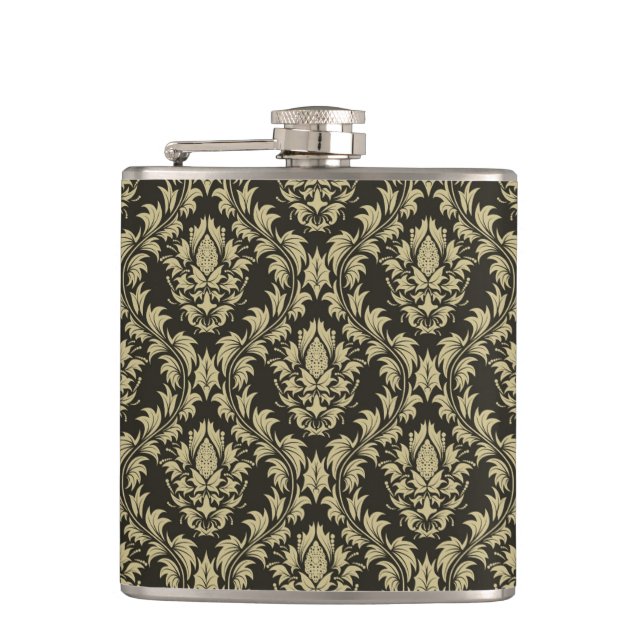 Damask background flask (Front)
