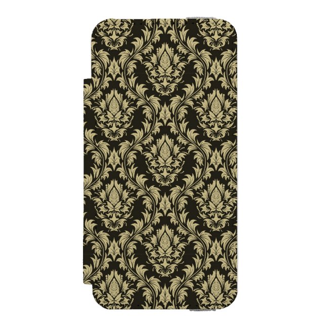 Damask background incipio iPhone wallet case (Folio Front)