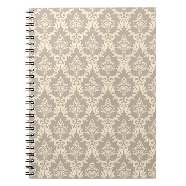 Damask background notebook (Front)