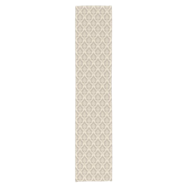 Damask background short table runner (Front)