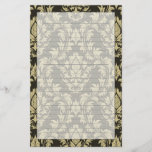 Damask background stationery