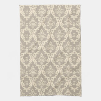 Damask background towel