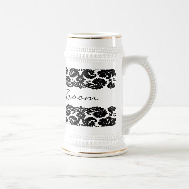 Damask Black Stein (Right)