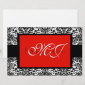 Damask Black & White (Front/Back)