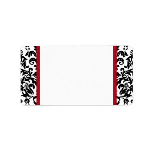 Damask Blank Address Labels