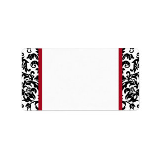 Damask Blank Address Labels