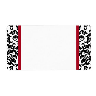Damask Blank Shipping Labels