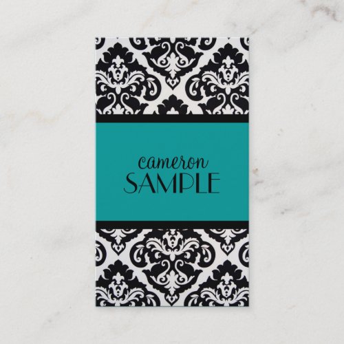 Damask Business Cards