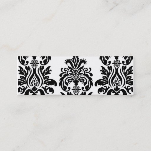Customizable Damask Business Card