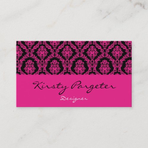 Damask Business Card