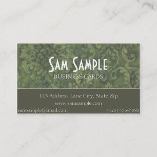 Damask Business Card