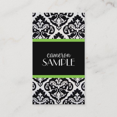 Damask Business Card