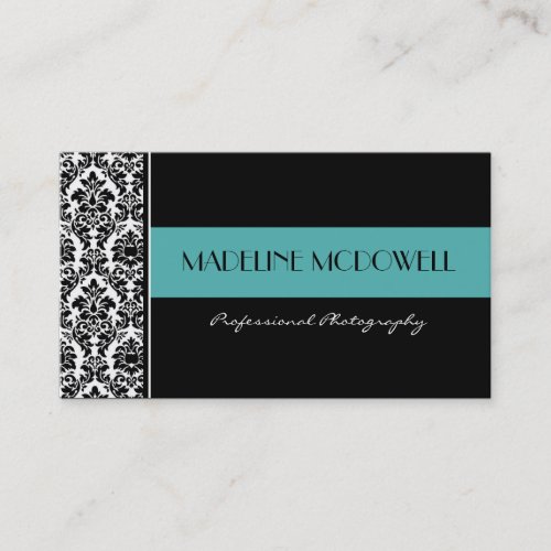 Damask Business Card Template