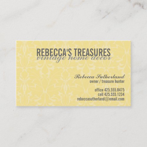 Damask Business Card