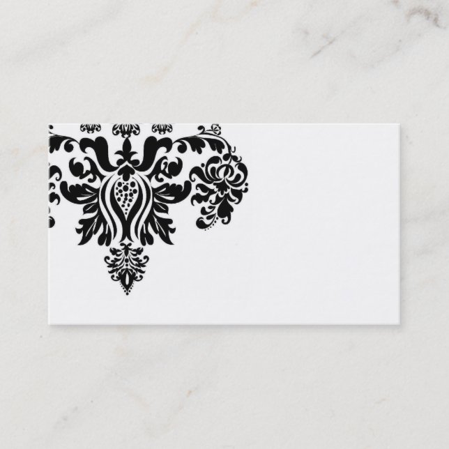 Damask Business Card (Front)