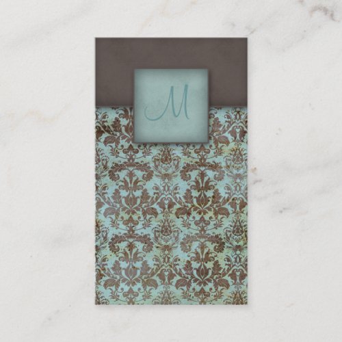 Damask Business Card Interior Design 5