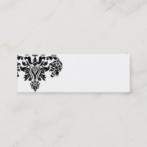 Customizable Damask business cards