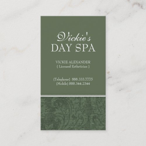 Damask Business Cards