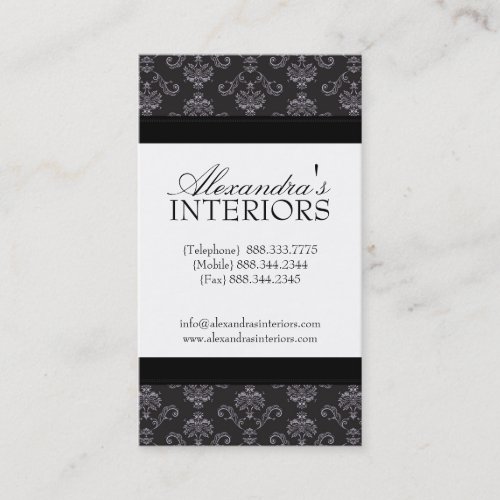 Damask  Business Cards