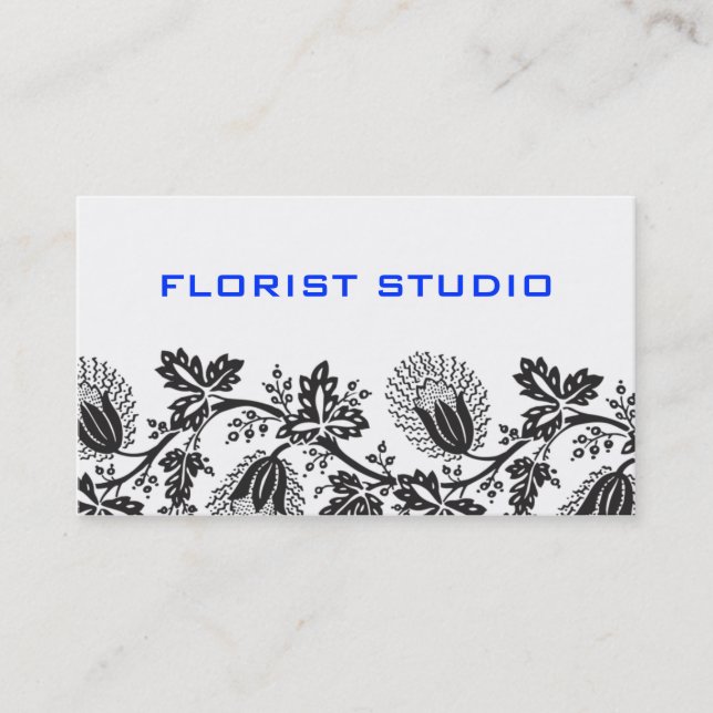 Damask Business Cards (Front)
