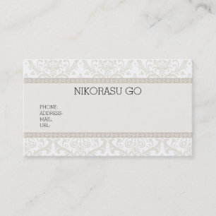 DAMASK BUSINESSCARD BUSINESS CARD