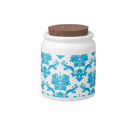 Damask Candy Jars