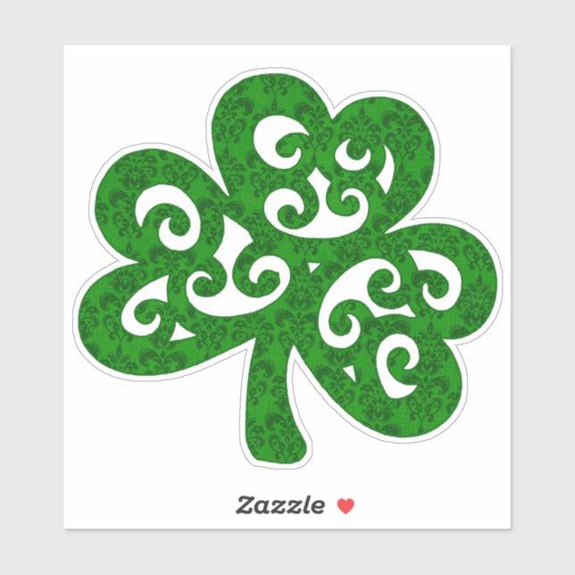 Damask Clover Sticker (Sheet)