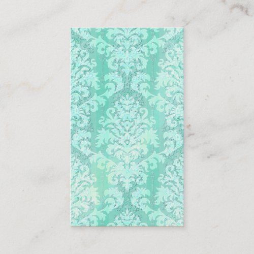 Damask Cut Velvet, Antique Lace Business Card