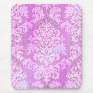 Damask Cut Velvet, Antique Lace Mouse Pad