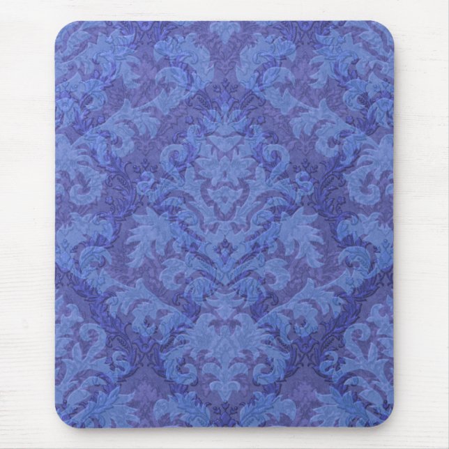 Damask Cut Velvet, Double Damask Mouse Pad (Front)