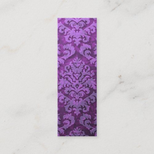 Damask Cut Velvet, Embossed Leaves Business Cards