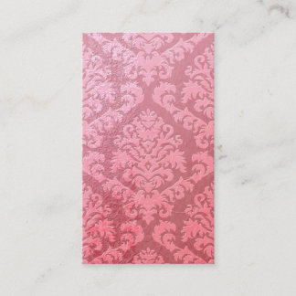 Damask Cut Velvet, Embossed Satin Business Card