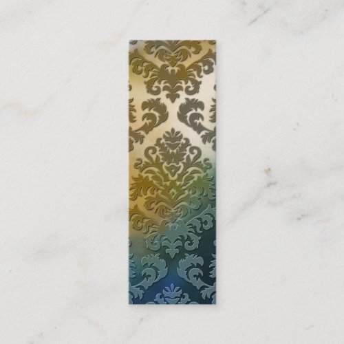 Damask Cut Velvet, SATIN ABSTRACT Business Card