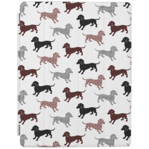 Damask Dackel Cute Dachshunds iPad Smart Cover