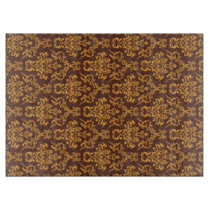 Damask decor cutting board