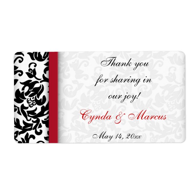 Damask Delight Label (Front)