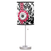 Damask  Design Desk or Bedroom Table Lamp (Left)