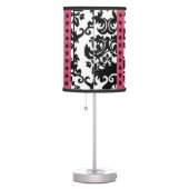 Damask  Design Desk or Bedroom Table Lamp (Right)