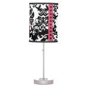 Damask  Design Desk or Bedroom Table Lamp (Front)