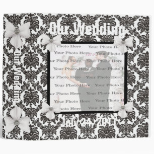 Damask Elegance Wedding Photo Album Binder