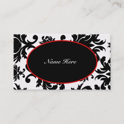 Damask Elegant Business Cards
